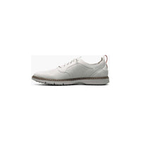 Stacy Adams Synchro Plain Toe Elastic Lace Up Sneaker White Shoes 25518-100