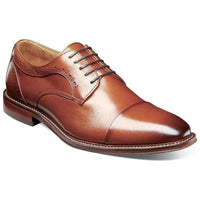 Stacy Adams Maddox Cap Toe Oxford Shoes Comfortable Cognac 25488-221