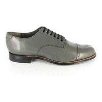 Original Mens Stacy Adams Biscuit Shoes Steel Gray Soft Leather Madison 00012-10