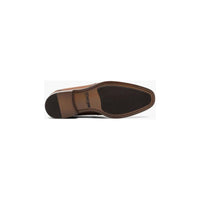 Stacy Adams Kaylor Moc Toe Bit Slip On Leather Dress Shoes Cognac 25572-221