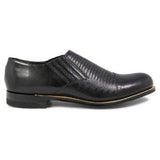 Stacy Adams Shoes Madison Black Leather Cap toe slip on Leather  00067-001