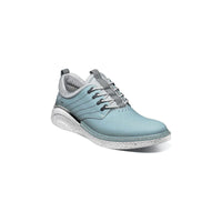 Men's Stacy Adams Barna Plain Toe Lace Up Sneaker Light Blue 25594-459