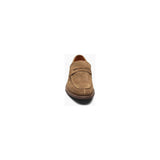 Stacy Adams Marlowe Algonquin Moc Toe Penny Slip On Dark Tan Suede 25550-211