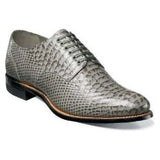 Stacy Adams Men's Shoe Madison Anaconda Print Leather Gray Anaconda 00055-020