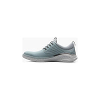 Men's Stacy Adams Barna Plain Toe Lace Up Sneaker Light Blue 25594-459