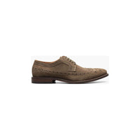 Stacy Adams Marligan Wingtip Oxford Suede Classic Shoes Mocha 25616-216