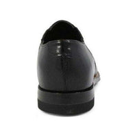 Stacy Adams Shoes Madison Black Leather Cap toe slip on Leather  00067-001