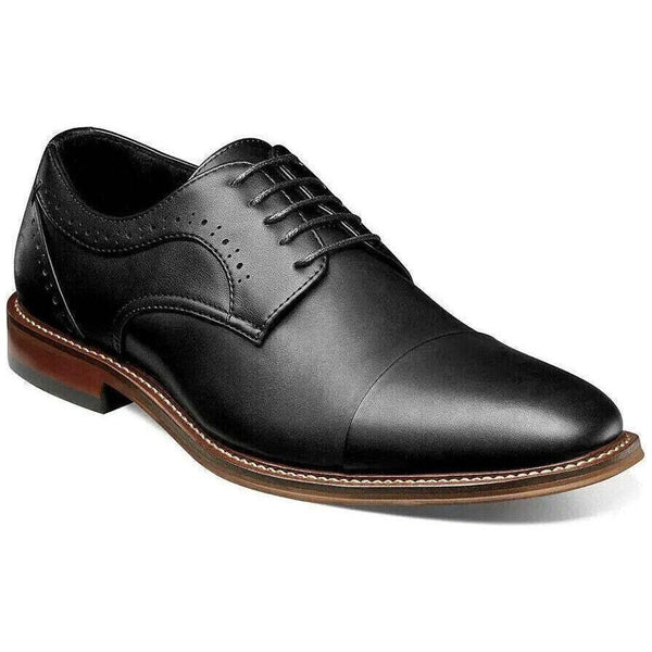 Stacy Adams Maddox Cap Toe Oxford Shoes Comfortable Black  25488-001