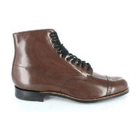 Stacy Adams Men's Madison High top Boot Brown Biscuit Leather 00015-02