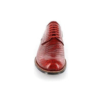 Stacy Adams Madison Anaconda Print Leather Shoes Red 00055-600