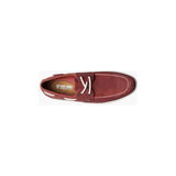 Stacy Adams Reid Moc Toe Lace Up Boat Shoes Lightweight Red 25592-600