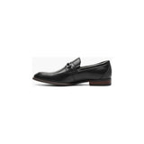 Stacy Adams Kaylor Moc Toe Bit Slip On Leather Dress Shoes Black  25572-001