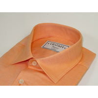 Men's Shirt Charles TYRWHITT Turkey 100% Cotton Spread Collar CHT-15 Peach