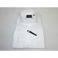 Men's Shirt Charles TYRWHITT 100% Cotton Cut-away Collar CHT-21 White Pique