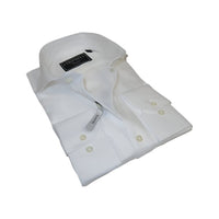 Men's Shirt Charles TYRWHITT 100% Cotton Cut-away Collar CHT-23 White Pique