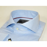 Men's Shirt Charles TYRWHITT Turkey 100% Cotton Cut-away Collar CHT-28 Blue