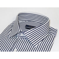 Men's Dress Shirt ENZO PARK Turkey 100% Cotton Breathable Enzo10 Black Stripe