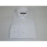 Men's Dress Shirt ENZO PARK Turkey Soft Cotton Wrinkle Resistant Enzo1 White Solid