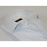 Men's Dress Shirt ENZO PARK Turkey Soft Cotton Wrinkle Resistant Enzo5 Black Stripe