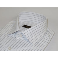 Men's Dress Shirt ENZO PARK Turkey Soft Cotton Wrinkle Resistant Enzo5 Black Stripe