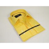 Men's Dress Shirt GIAN FRANCO RUFFINI Turkey 100% Cotton GFR-2 Yellow