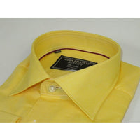 Men's Dress Shirt GIAN FRANCO RUFFINI Turkey 100% Cotton GFR-2 Yellow