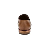 Belvedere Espada Ostrich Quill Penny Loafer Shoes Tabac - J.Valintin Men's Wear Legend - Espada 02440 Tabac _ 9