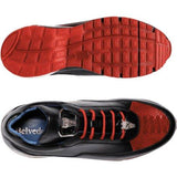 Belvedere Flash Sneaker Genuine Ostrich and Soft Italian Calf Black Red E01 - J.Valintin Men's Wear Legend - E01 black red Flash_10