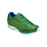 Belvedere Magnus Sneaker Shoes Ostrich Patchwork Emerald E21 - J.Valintin Men's Wear Legend - E21 Magnus Emerald - 9