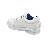 Belvedere Magnus Sneaker Shoes Ostrich Patchwork White E21 - J.Valintin Men's Wear Legend - E21 Magnus White - 9