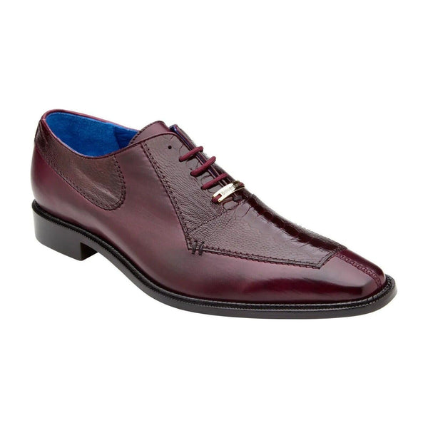 Belvedere Men's Dress Formal Shoes Biagio Ostrich Leg Antique Burgundy B13 - J.Valintin Men's Wear Legend - Biagio B13 Antique Burgundy_9