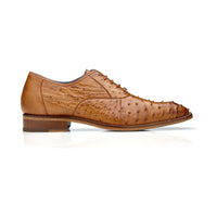 Belvedere Men's Orlando Dress Shoes Genuine Ostrich Quill Antique Peanut D01 - J.Valintin Men's Wear Legend - D01 Orlando Antique Peanut_9