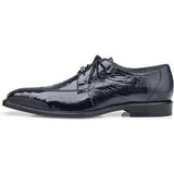 Belvedere Siena Men's Shoes Genuine Ostrich Lace up Navy 1463 - J.Valintin Men's Wear Legend - Siena 1463 Navy_9