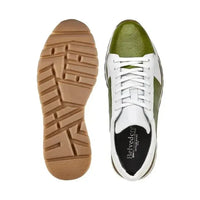 Belvedere Sneakers Blake Genuine Ostrich and Soft Italian Calf Lime/White - J.Valintin Men's Wear Legend - Blake 33629 lime/white - 10