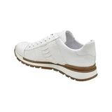 Belvedere Sneakers Blake Genuine Ostrich and Soft Italian Calf White - J.Valintin Men's Wear Legend - Blake 33629 White - 10