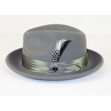 Bruno Capelo Hat Australian Wool Crushable Fedora Giovani UN130 Gft.Gray - J.Valintin Men's Wear Legend - UN130 - Gft Gray - S