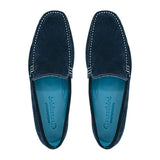 Giovacchini By Belvedere Italian Shoes Diego Suede Slip On Blue - J.Valintin Men's Wear Legend - Diego Blue - 9