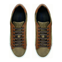 Giovacchini by Belvedere Sneakers Made In Italy Suede Rino Antique Cognac - J.Valintin Men's Wear Legend - Rino Cognac - 10