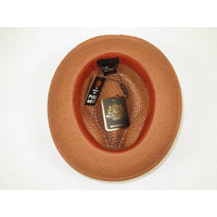 Men's Summer Spring Braid Straw Hat BRUNO CAPELO JULIAN JU924 Brandy/Rust