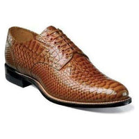 Madison Stacy Adams Anaconda Print Leather Shoes Tan 00055 - 240 - J.Valintin Men's Wear Legend - 00055_240_7