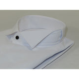 Men's Tuxedo Shirt MARCUZZI Turkey 100% Soft Cotton French Cuffs Marc1 White