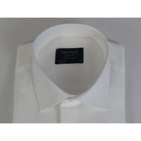 Men 100% Cotton Shirt Manschett Quesste Turkey Slim Fit 6048 - 02 White Fancy - J.Valintin Men's Wear Legend - 96925