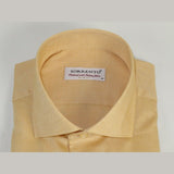 Men 100% Italian Cotton Shirt Non Iron SORRENTO Turkey Spread Collar 4902 Tan - J.Valintin Men's Wear Legend - 98710