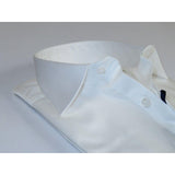 Men 100% Sateen Cotton Shirt Manschett Quesste Turkey Slim Fit 4010 - 02 White - J.Valintin Men's Wear Legend - 96814