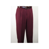 Men 2pc Walking Leisure Suit Short Sleeves By DREAMS 255 - 06 Solid Burgundy - J.Valintin Men's Wear Legend - 95872