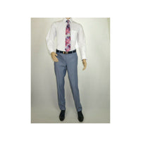 Men 3pc European Vested Suit WESSI JVALINTIN Slim Fit JV22 Sky Blue One Button - J.Valintin Men's Wear Legend - 16805