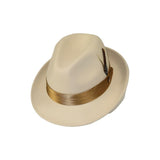 Men Bruno Capelo Hat Australian Wool Soft Fedora Giovani Un131 Bone Camel - J.Valintin Men's Wear Legend - 100291