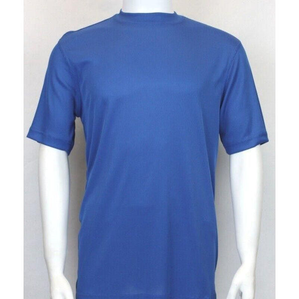 Men Dressy T - Shirt Log - In Uomo Crew Neck Silky Short Sleeves 218 Royal blue - J.Valintin Men's Wear Legend - 2191