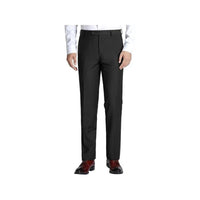 Men Flat Front Suit Separate Pants Slim Fit Soft light Weight Slacks 201 - 1 Black - J.Valintin Men's Wear Legend - 97692