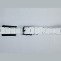 Men Genuine Leather Belt PIERO ROSSI Turkey Crocodile print Hand Stitch 69 White - J.Valintin Men's Wear Legend - 97473